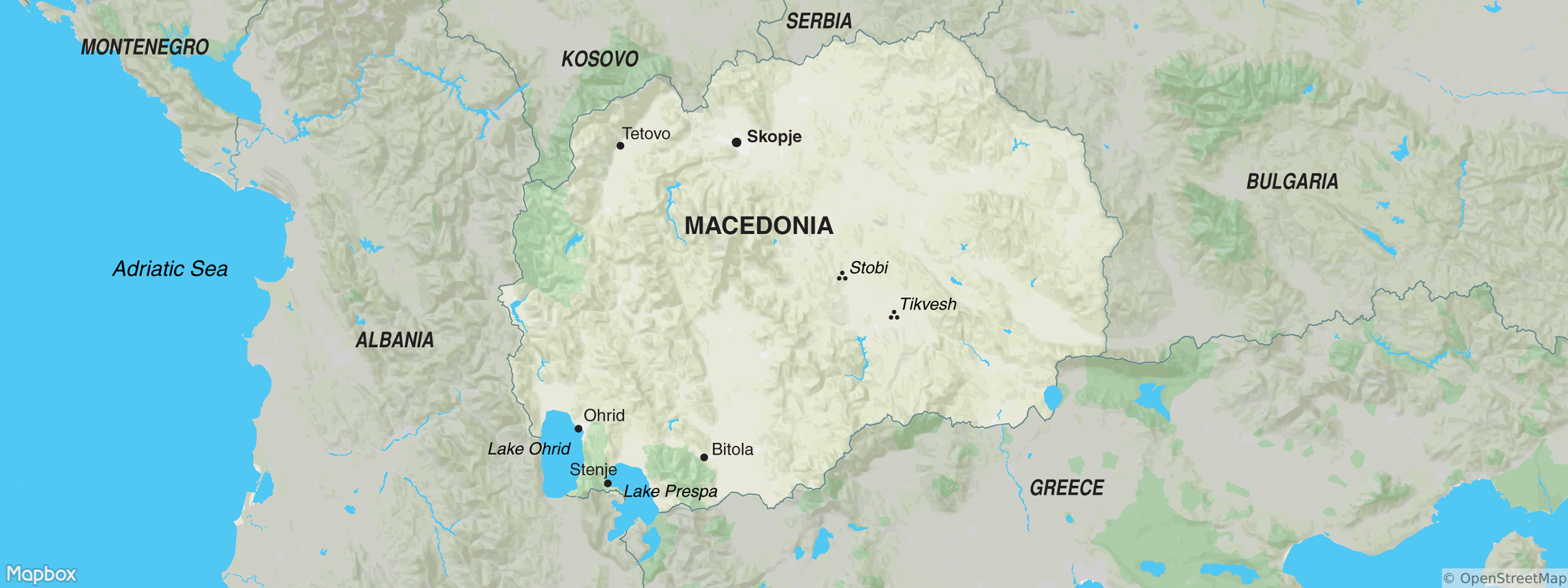 Macedonia Map